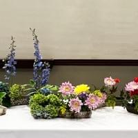 The completed arrangement