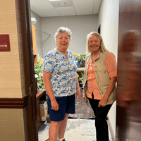 Susan Thorpe and Marcia Wright - Jose's assistants