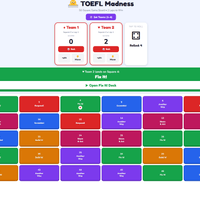 TOEFL Madness Game