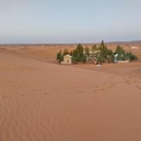 We go camping in Sahara Desert