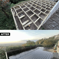 A before and after transformation.