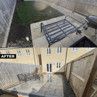 A before and after transformation.