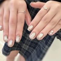 聖誕節造型款美甲 新店大坪林美甲 小隻