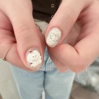 聖誕節造型款美甲 新店大坪林美甲 小隻