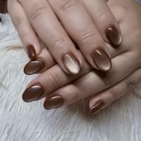 貓眼款美甲' 新店大坪林美甲 貝貝