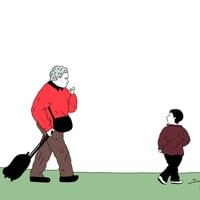 grandpa and grandson