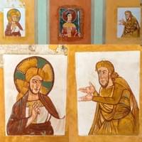 Roman mezzo fresco (lime reproduction)