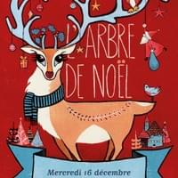 Affiche de Noël pour la commune de Bois le Roi (77)