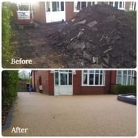 Resin Bound Before/After