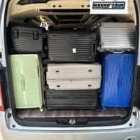 Space with 28-30" luggages