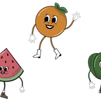 Fruit & Vegetable Mascots