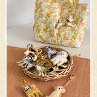 インド輸入 ハンド刺繍チャーム
