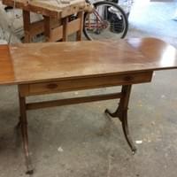 Mahogany drop leaf table