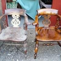 Before and after with new back slat