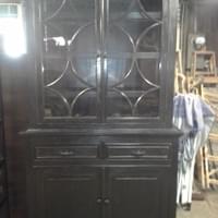Pine china cabinet