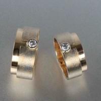 pt950 22kYG 18kYG 0.2ct diamond 