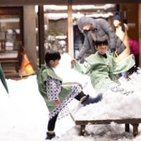 First snow in Kinosaki