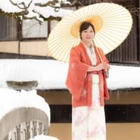 Beautiful mum at Kinosaki