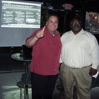 I am with my buddy DJ  Tosh Jackson from the KHHM Hot 103.5 and KNTY 101.9 The Wolf!