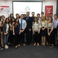 Hosting the Ambassador of the United States in Athens, Mr Geoffrey Pyatt in Success Academy.