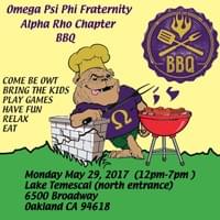 MEMORIAL DAY BBQ  SUNDAY - MAY 29, 2017