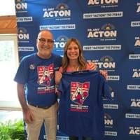 Dr Acton with Chair Bohrer