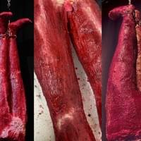 SKINNED BODY HORROR PROP
