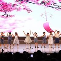 乐育的小朋友在六一晚会上奉献的精彩表演