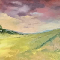 Spring Storm $1,800 Framed