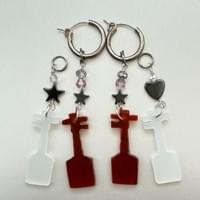 Shamisen Earring 三味線イヤリング