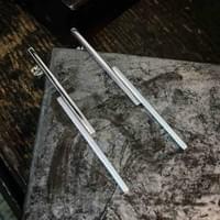 Boucles d’oreilles « Double Barettes »