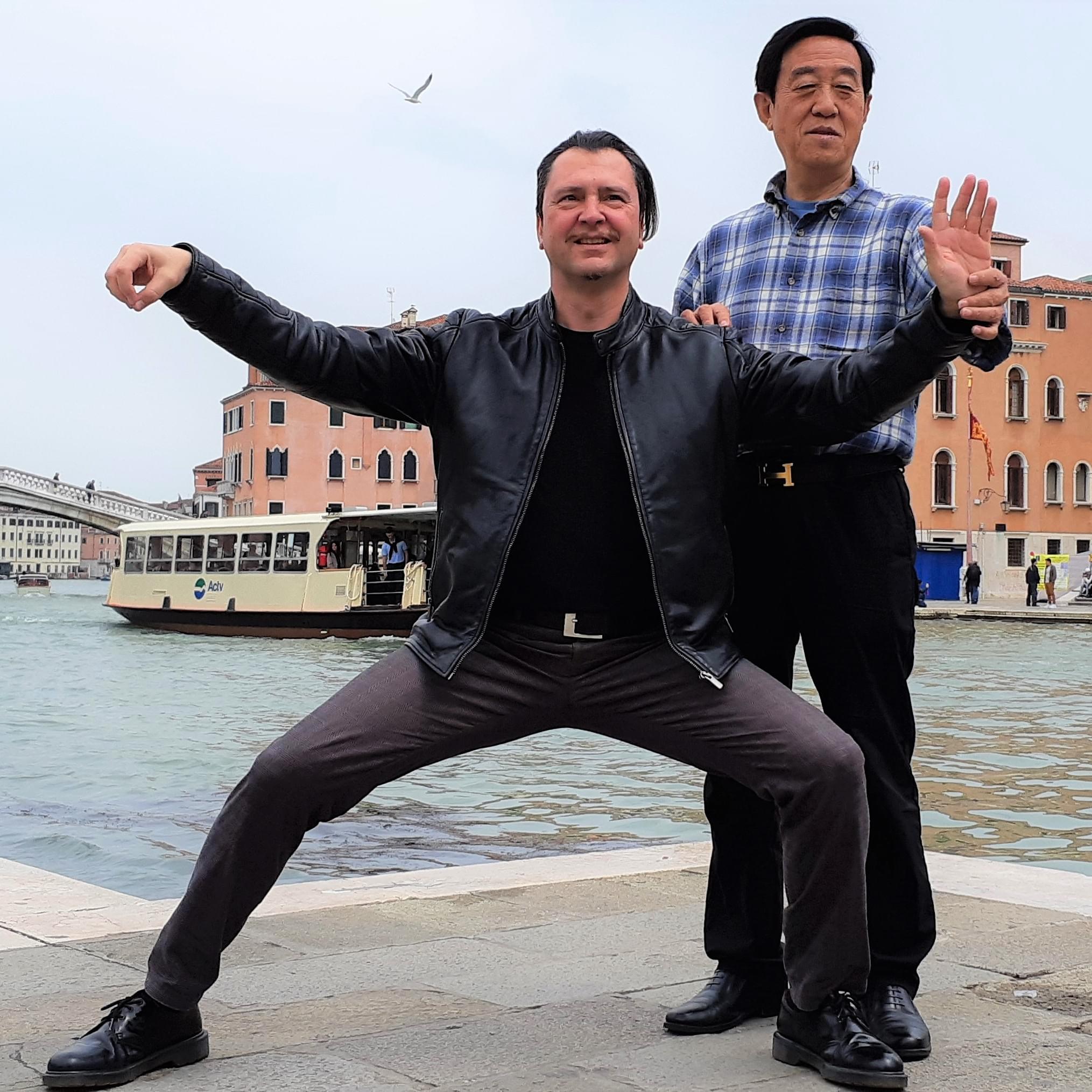 Con il Gran Maestro Chen Zhenglei