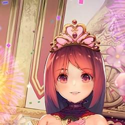 ゲーム用キャラクターイラスト「紅玉の花嫁 ゲイレット」