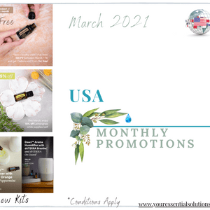 USA Monthly Promotions 2021
