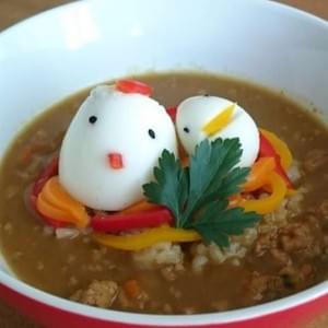 お子様デコカレー