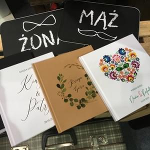 Rustykalne Księgi Gości do Fotobudki