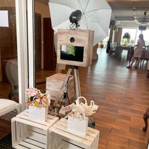 RetroBOX - Drewniana Fotobudka Boho