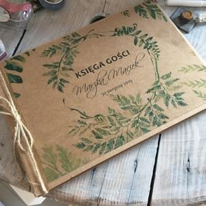 Rustykalna księga Gości na wesele