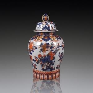 Porcelain Imari temple Jar