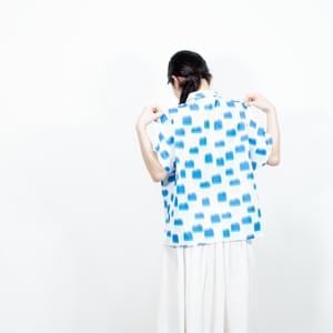 【青衣 あをごろも】着用浅い美品 膝丈半袖ワンピース 京都 日本製 CATEGORY ワンピース | 青衣 あをごろも