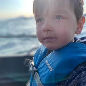 Our little Deckhand, Ryker
