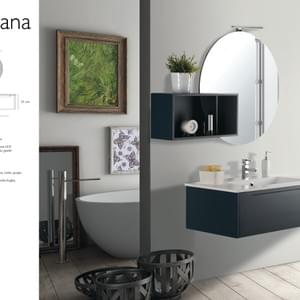 Impaginato catalogo arredo bagno