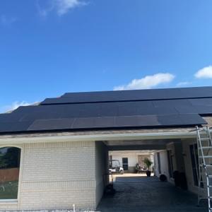 Solar Panel Cleaning In Progress Chandler TX