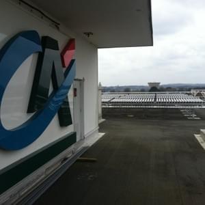 Climatisation solaire - Crédit Agricole à Qimper (29)