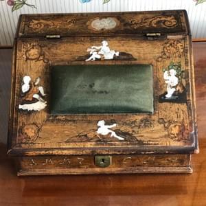 Cajita costurero del estilo napoleón III del año 1852 al 1870