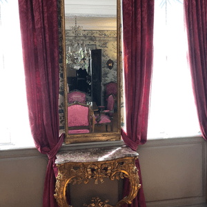 Consola con espejo estilo Luis XV