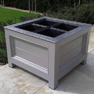 Low flat top No.4 with horizontal planking