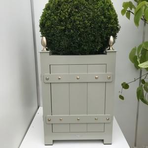 Mini RS Versailles with brushes brass  acorn finials and 22ct  gold leaf fixings