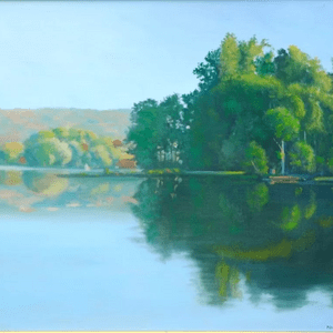 Packanack Lake, 18" x 24"