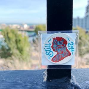 #pennydrops. Hand-painted pre-decimal pennies bearing a fake expansion of the QbA acronym.